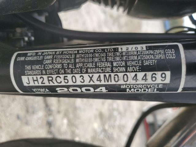 2004 HONDA VT750 CA JH2RC503X4M004469