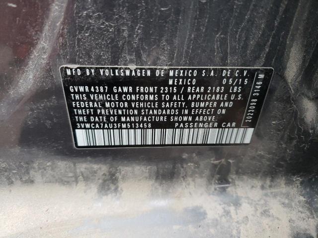 2015 VOLKSWAGEN GOLF SPORT - 3VWCA7AU3FM513458