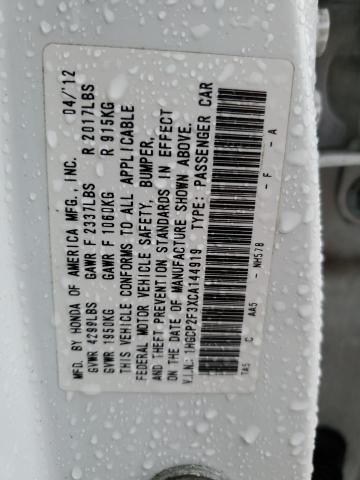 1HGCP2F3XCA144919 2012 Honda Accord Lx