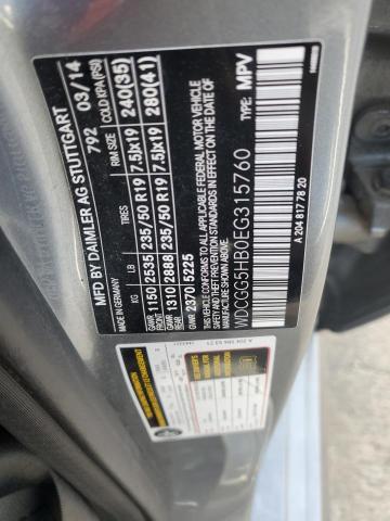 WDCGG5HB0EG315760 Mercedes-Benz GLK 350