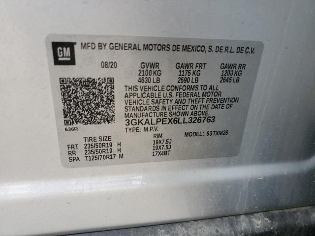 3GKALPEX6LL326763 | 2020 GMC TERRAIN SL