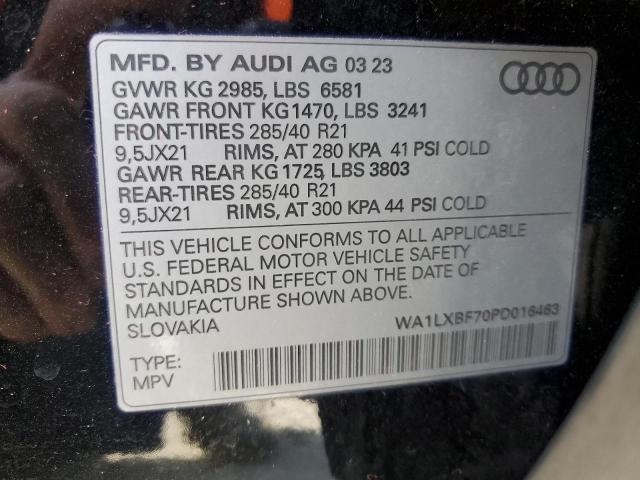 WA1LXBF70PD016463 2023 AUDI Q7, photo no. 13