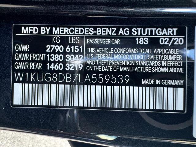 W1KUG8DB7LA559539 Mercedes-Benz S 560