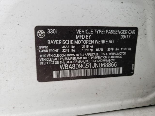 WBA8D9G51JNU68866 BMW 330 XI