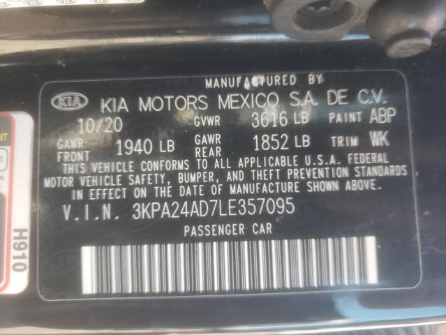 3KPA24AD7LE357095 | 2020 KIA RIO LX