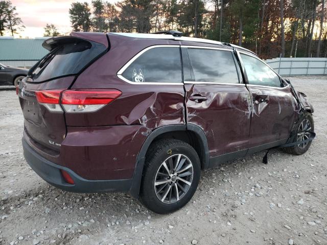 VIN 5TDJZRFH1KS739809 2019 Toyota Highlander, SE no.3