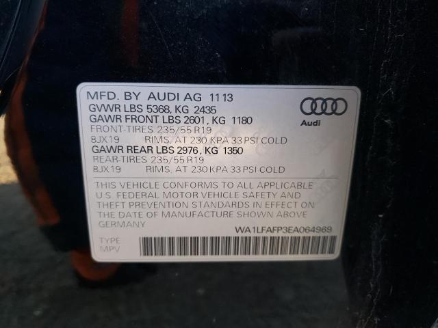 VIN WA1LFAFP3EA064969 2014 Audi Q5, Premium Plus no.13