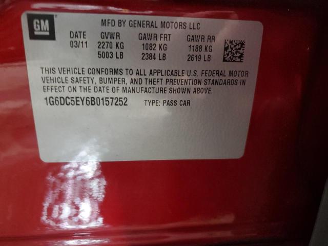 1g6dc5ey6b0157252 - 2011 Cadillac cts - #76937263