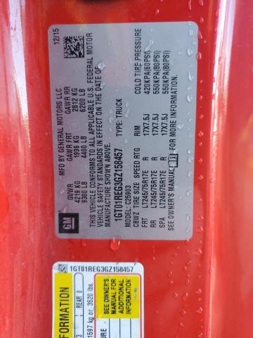 2016 GMC SIERRA C25 1GT01REG3GZ158457