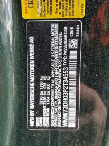 2023 MINI COOPER JOH WMW73DH03P2T34553
