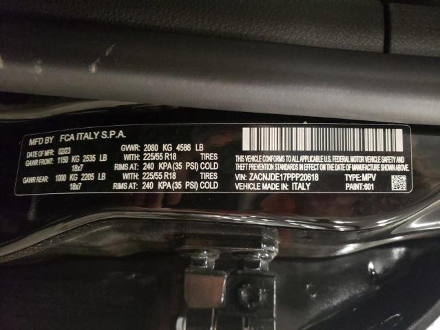2023 JEEP RENEGADE A - ZACNJDE17PPP20618