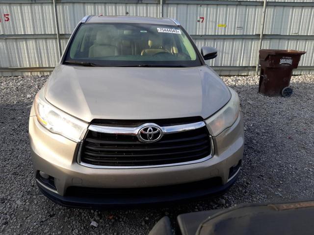 VIN 5TDJKRFH2ES015359 2014 Toyota Highlander, Xle no.5