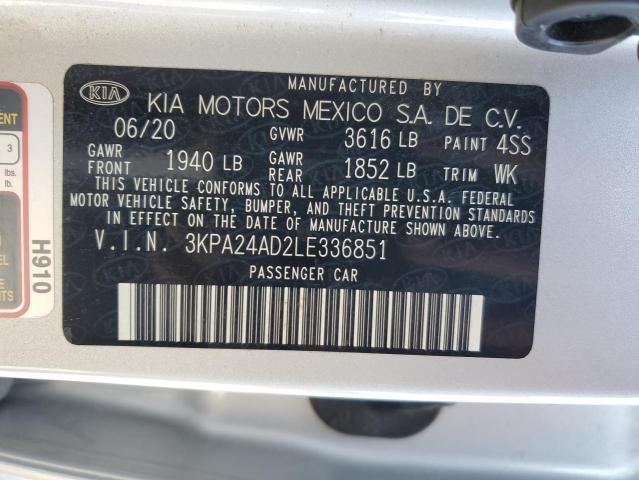 3KPA24AD2LE336851 Kia Rio LX 12