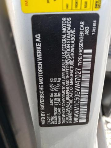 WBAVM1C50EVW47027 | 2014 BMW X1 SDRIVE2