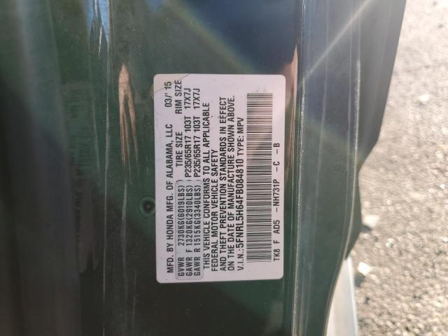 5FNRL5H64FB084810 | 2015 HONDA ODYSSEY EX