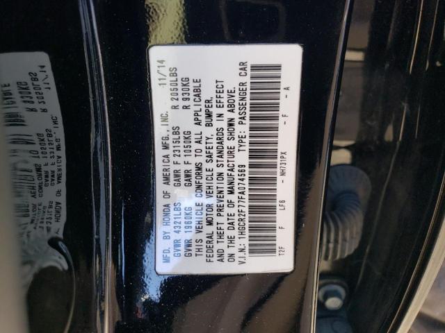 1HGCR2F77FA074569 | 2015 HONDA ACCORD EX