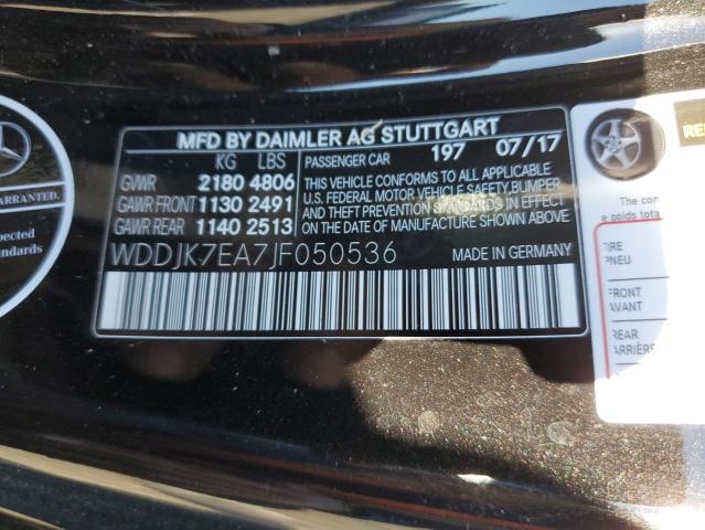 2018 MERCEDES-BENZ SL 63 AMG WDDJK7EA7JF050536