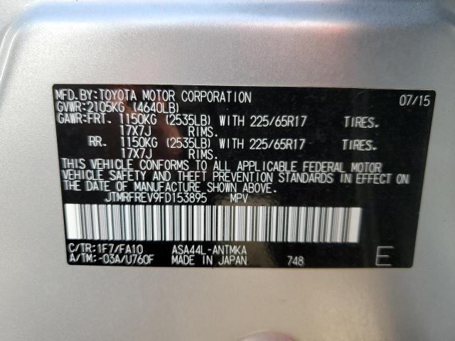 2015 TOYOTA RAV4 XLE - JTMRFREV9FD153895