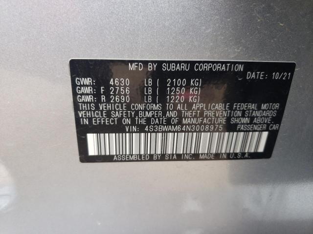 4S3BWAM64N3008975 Subaru Legacy Limited