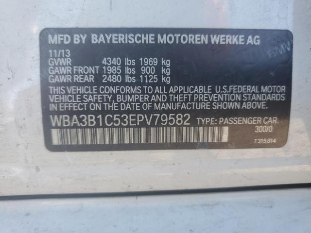 2014 BMW 320 I VIN: WBA3B1C53EPV79582 Lot: 46300204
