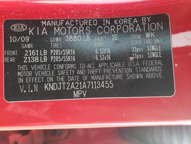 KNDJT2A21A7113455 2010 Kia Soul +