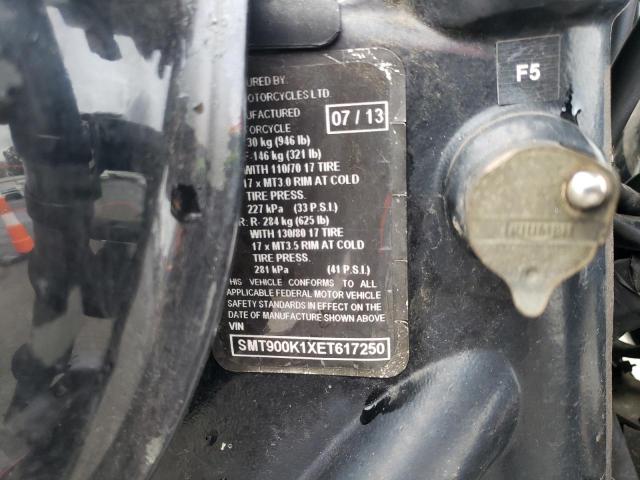 2014 TRIUMPH MOTORCYCLE BONNEVILLE - SMT900K1XET617250