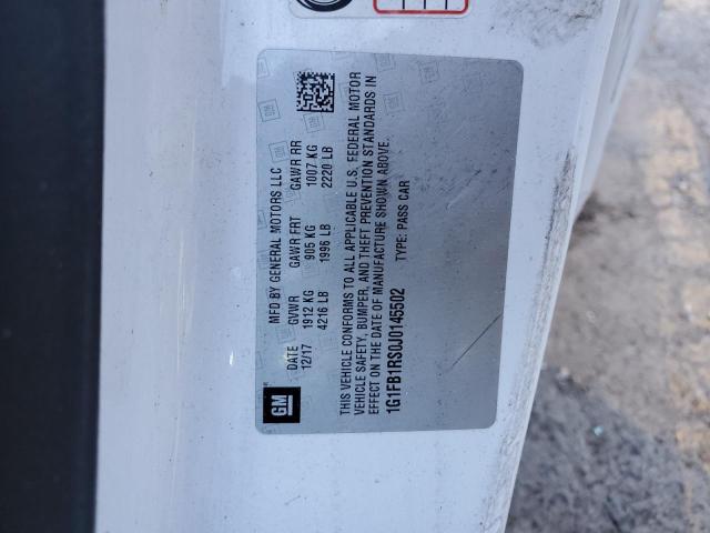 1G1FB1RS0J0145502 | 2018 CHEVROLET CAMARO LT