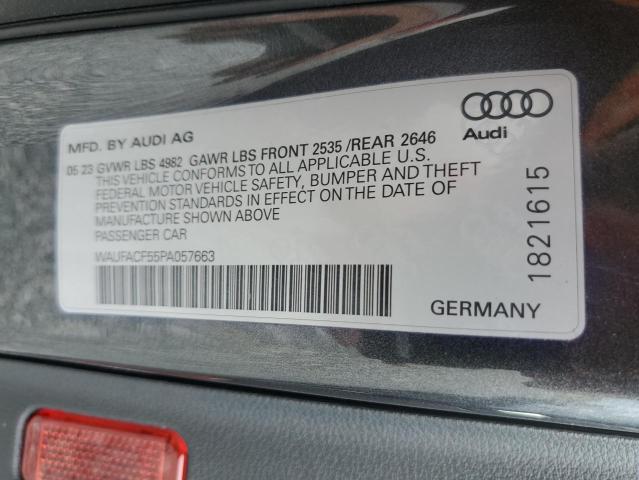 WAUFACF55PA057663 2023 AUDI A5, photo no. 12