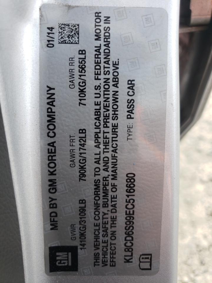 KL8CD6S99EC516680 2014 Chevrolet Spark 1Lt KL8CD6S99EC516680 2014 Chevrolet Spark 1Lt