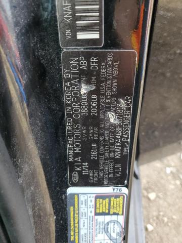 KNAFK4A68F5371818 KIA FORTE LX