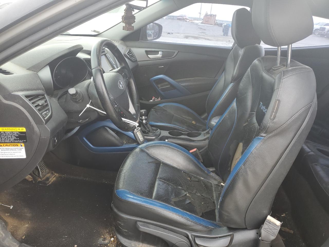 KMHTC6AE0EU197667 2014 Hyundai Veloster Turbo