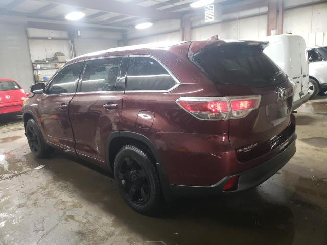 VIN 5TDJKRFH8FS221237 2015 Toyota Highlander, Xle no.2