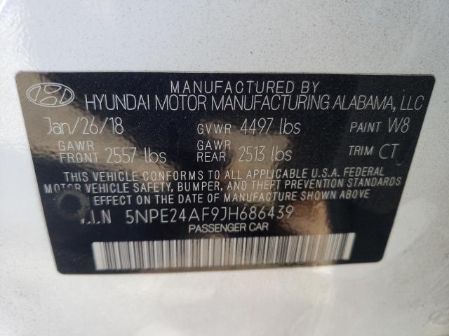 5NPE24AF9JH686439 | 2018 HYUNDAI SONATA SE