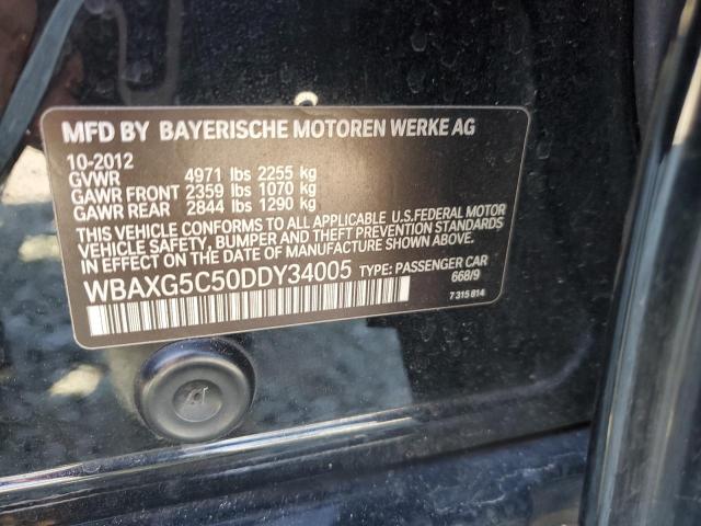 VIN WBAXG5C50DDY34005 2013 BMW 5 Series, 528 I no.12