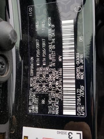 2023 TOYOTA 4RUNNER 40 JTEUU5JR1P6114446