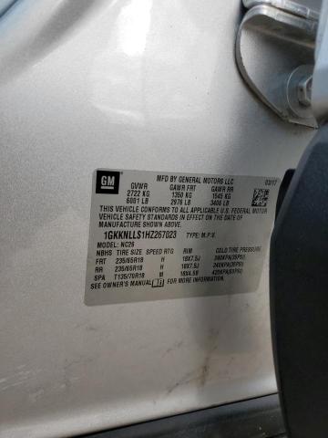 1GKKNLLS1HZ267023 GMC ACADIA SLE
