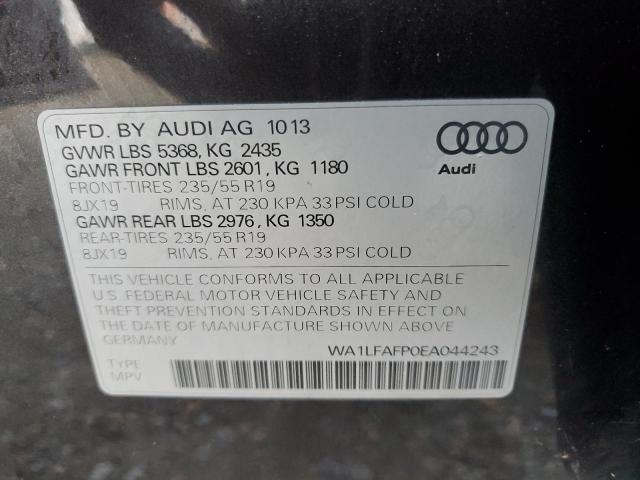 VIN WA1LFAFP0EA044243 2014 Audi Q5, Premium Plus no.13