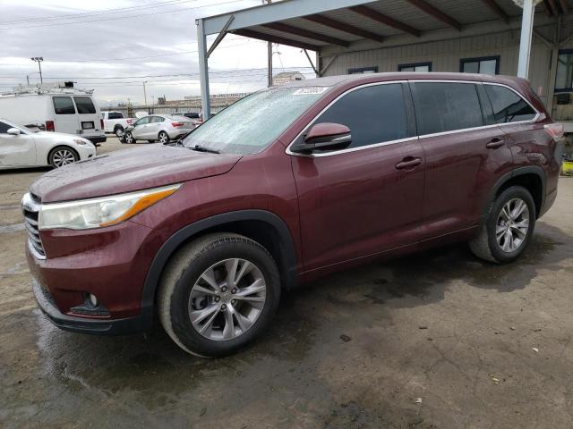 VIN 5TDZKRFH5FS108848 2015 Toyota Highlander, LE no.1