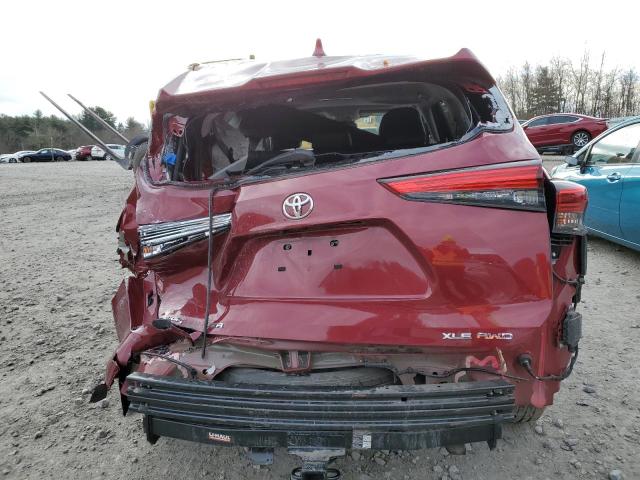 VIN 5TDGZRBH1MS150987 2021 Toyota Highlander, Xle no.6