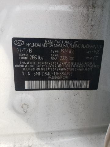 5NPD84LF1JH384392 | 2018 HYUNDAI ELANTRA SE