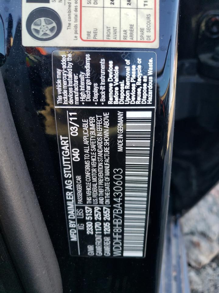 WDDHF8HB7BA430603 2011 Mercedes-Benz E 350 4Matic