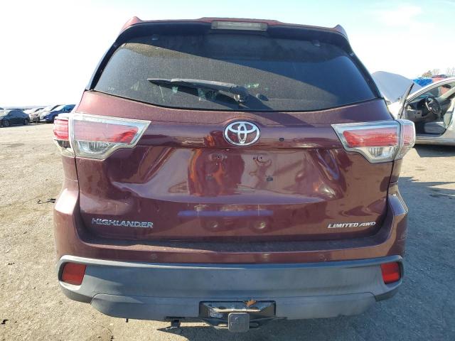 VIN 5TDDKRFH2ES035477 2014 Toyota Highlander, Limited no.6