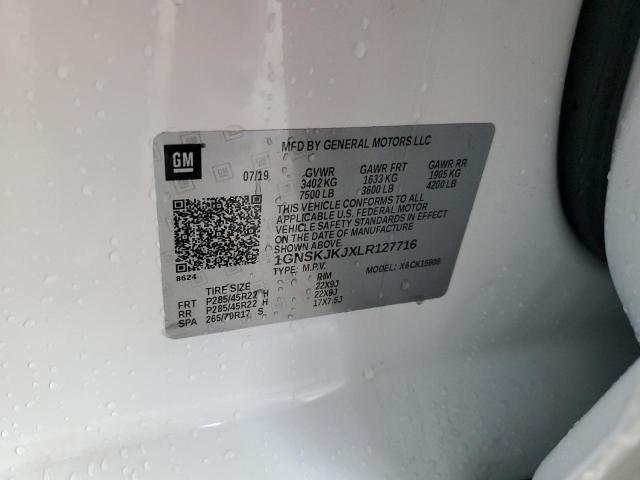 2020 CHEVROLET SUBURBAN 1GNSKJKJXLR127716