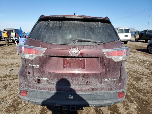 VIN 5TDJKRFH4FS131762 2015 Toyota Highlander, Xle no.6