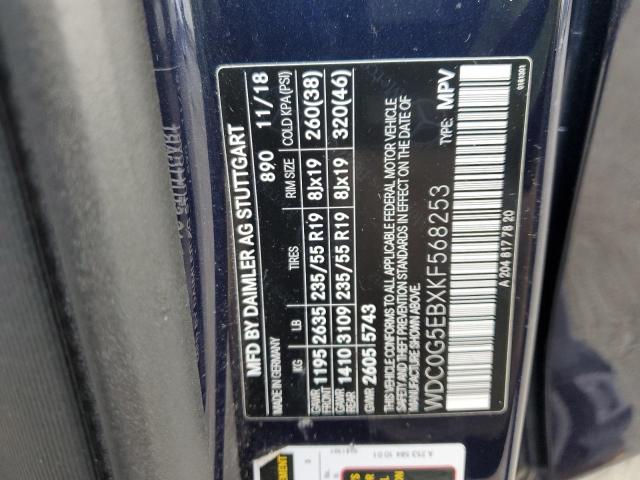 2019 MERCEDES-BENZ GLC 350E - WDC0G5EBXKF568253