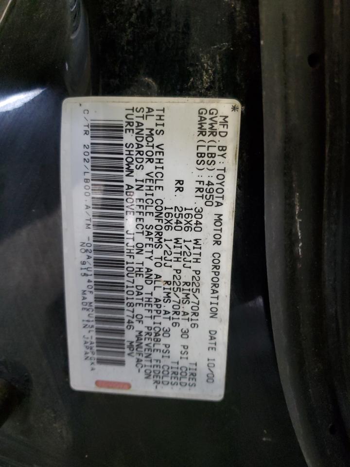 JTJHF10U710187746 2001 Lexus Rx 300