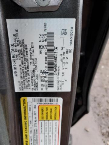 3FA6P0HD5HR342137 Ford FUSION SE