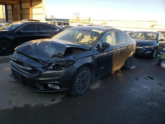 Lot #2423643720 2017 FORD FUSION TIT salvage car