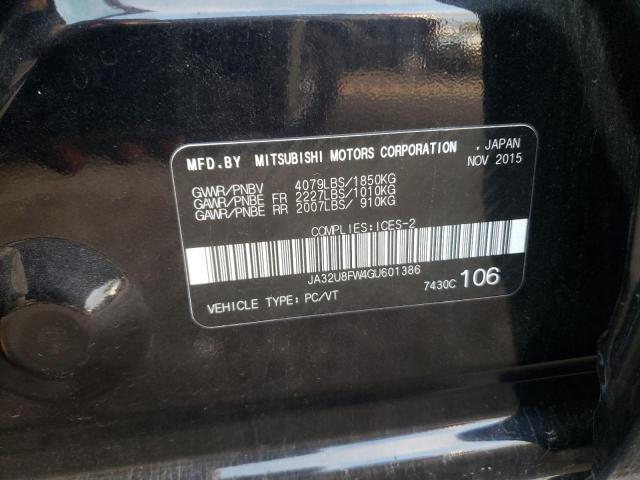 2016 MITSUBISHI LANCER GT JA32U8FW4GU601386