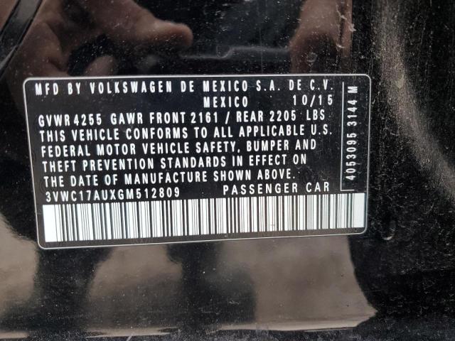 2016 VOLKSWAGEN GOLF SPORT - 3VWC17AUXGM512809